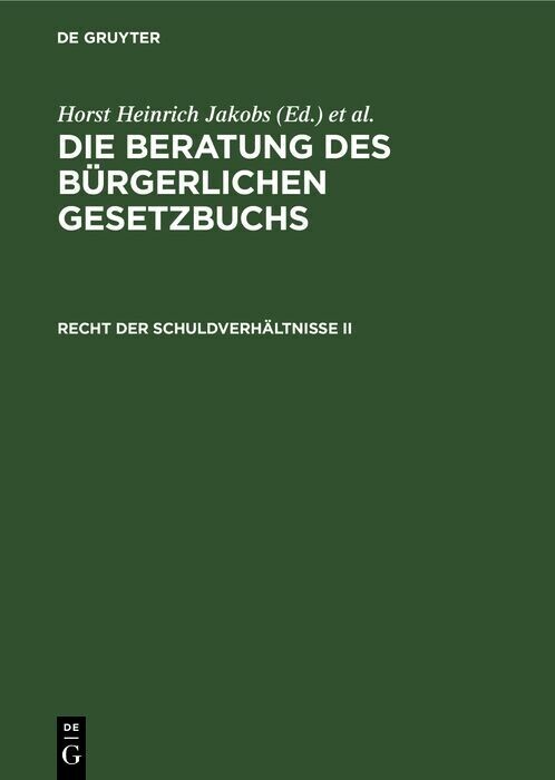 Recht der Schuldverhältnisse II main product photo