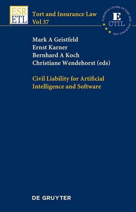 Civil Liability for Artificial Intelligence and Software main product photo