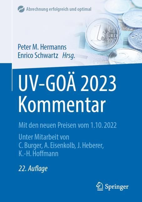 UV-GOÄ 2023 Kommentar main product photo