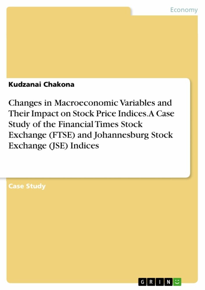 Changes in Macroeconomic Variables and Their Impact on Stock Price Indices. A Case Study of the Financial Times Stock Exchange (FTSE) and Johannesburg Stock Exchange (JSE) Indices main product photo