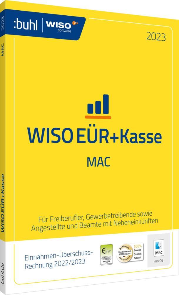 WISO EÜR+Kasse Mac 2023 main product photo