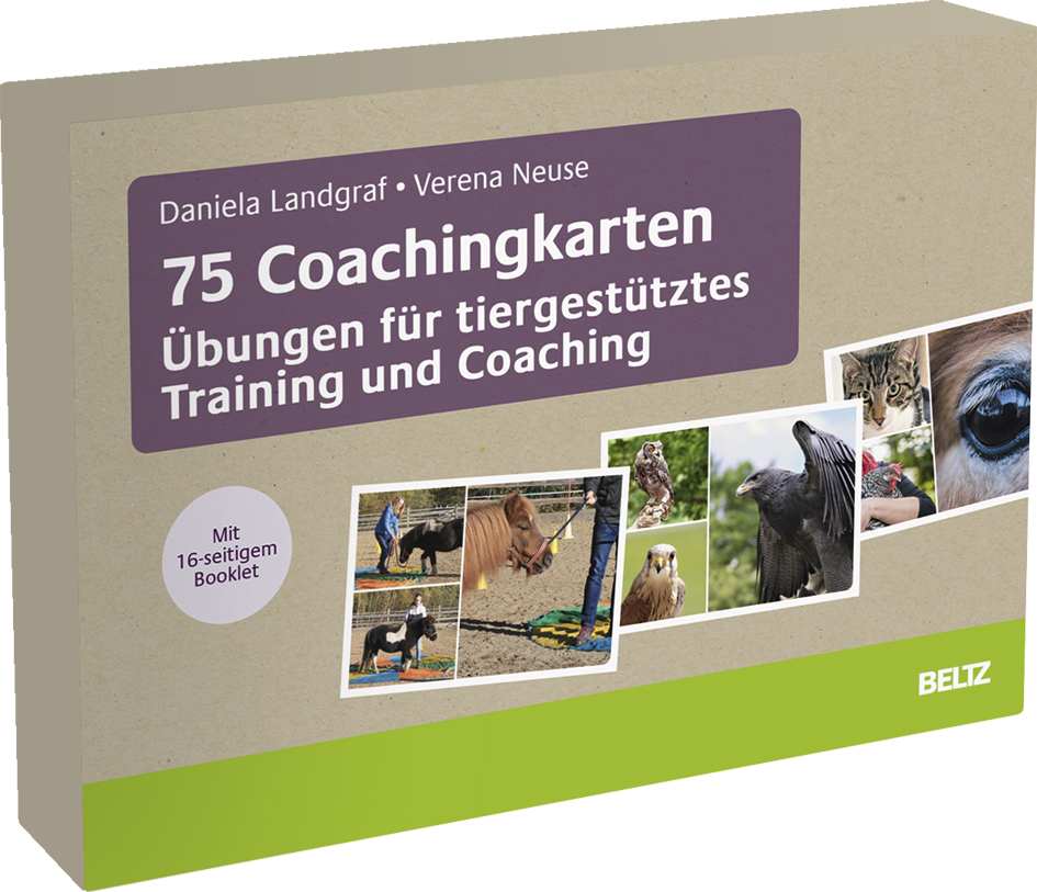 75 Coachingkarten Übungen für tiergestütztes Training und Coaching main product photo