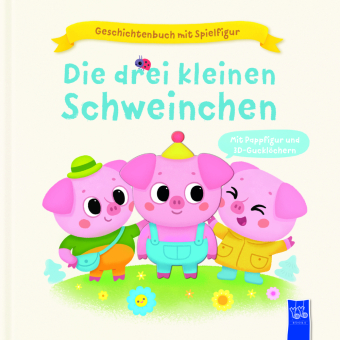 Geschichtenbuch mit Spielfigur - Die drei kleinen Schweinchen