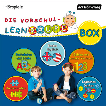 Die Vorschul-Lernraupen-Box,5 Audio-CD
