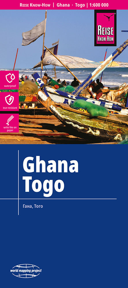 Reise Know-How Landkarte Ghana, Togo (1:600.000) main product photo