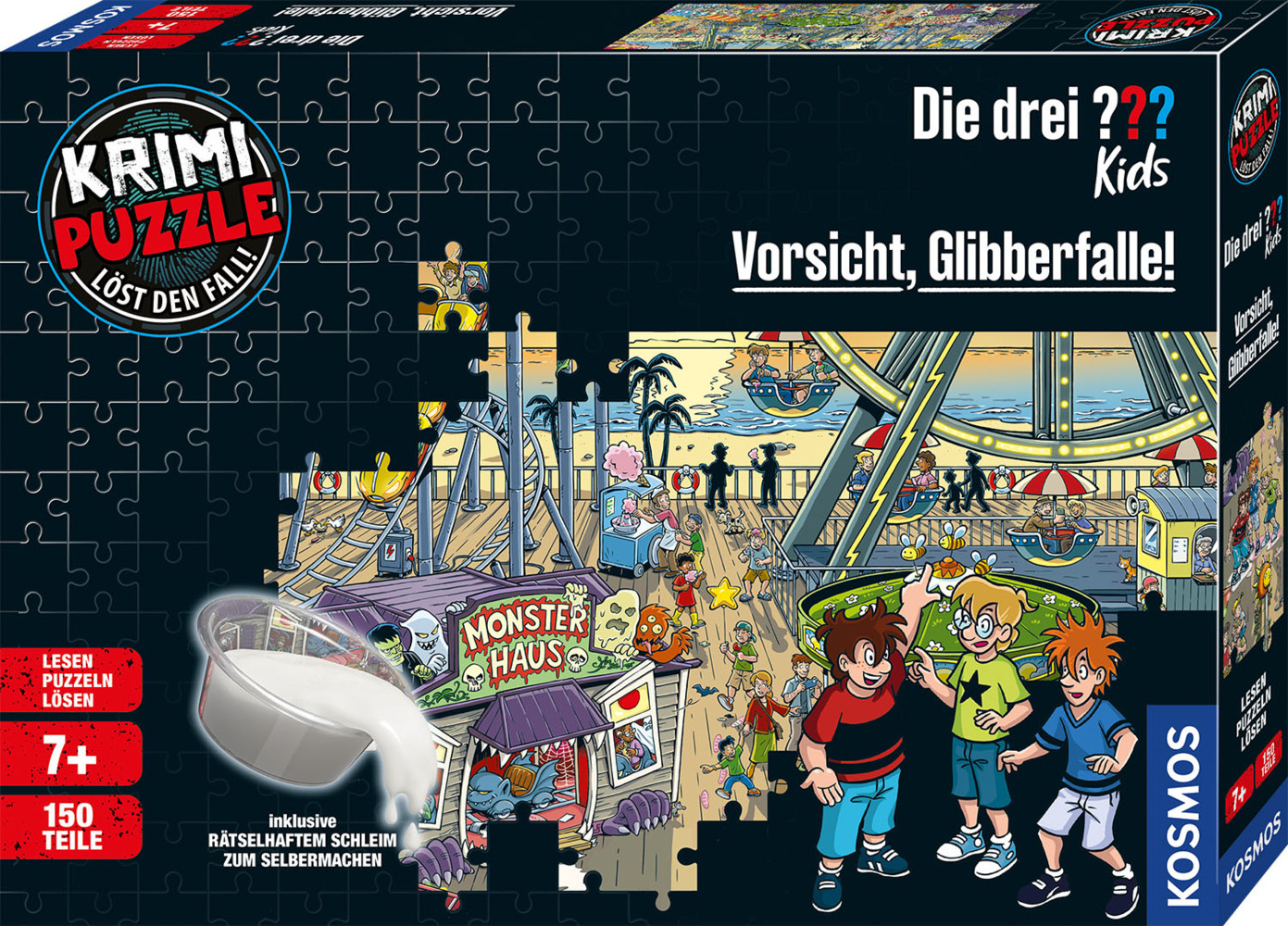 Krimi-Puzzle: Die drei ??? Kids - Vorsicht, Glibberfalle! main product photo