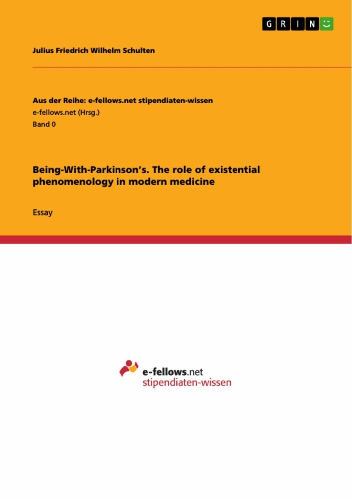 Being-With-Parkinson's. The role of existential phenomenology in modern medicine main product photo