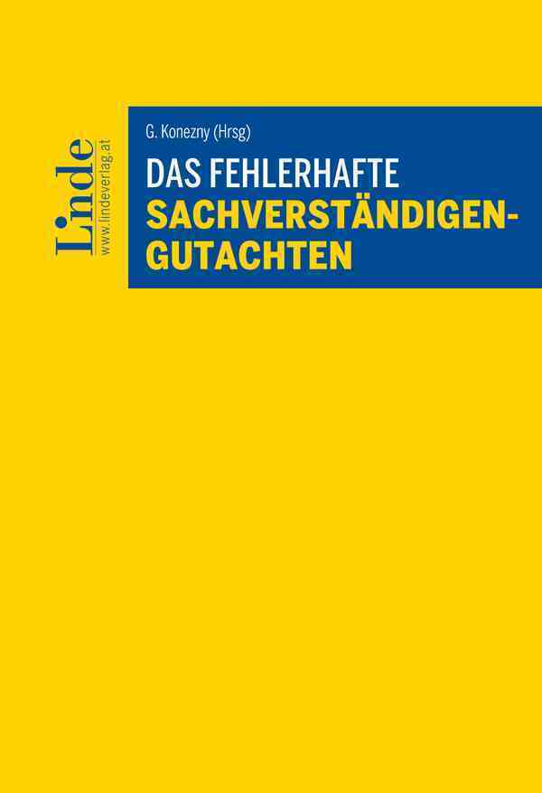 Das fehlerhafte Sachverständigengutachten main product photo
