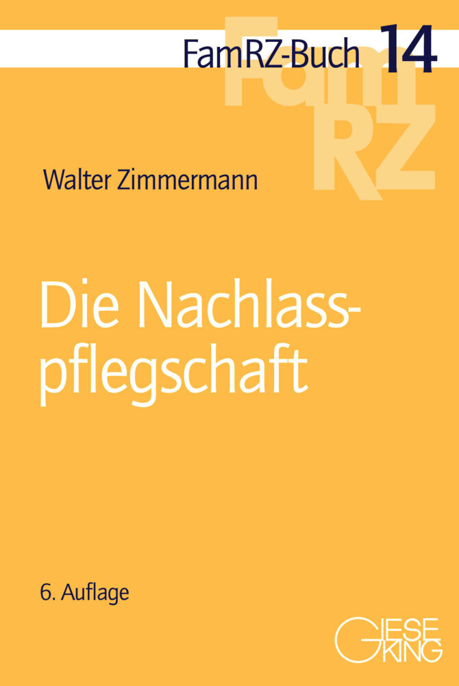 Die Nachlasspflegschaft main product photo
