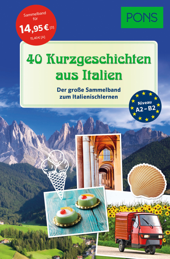 PONS 40 Kurzgeschichten aus Italien main product photo