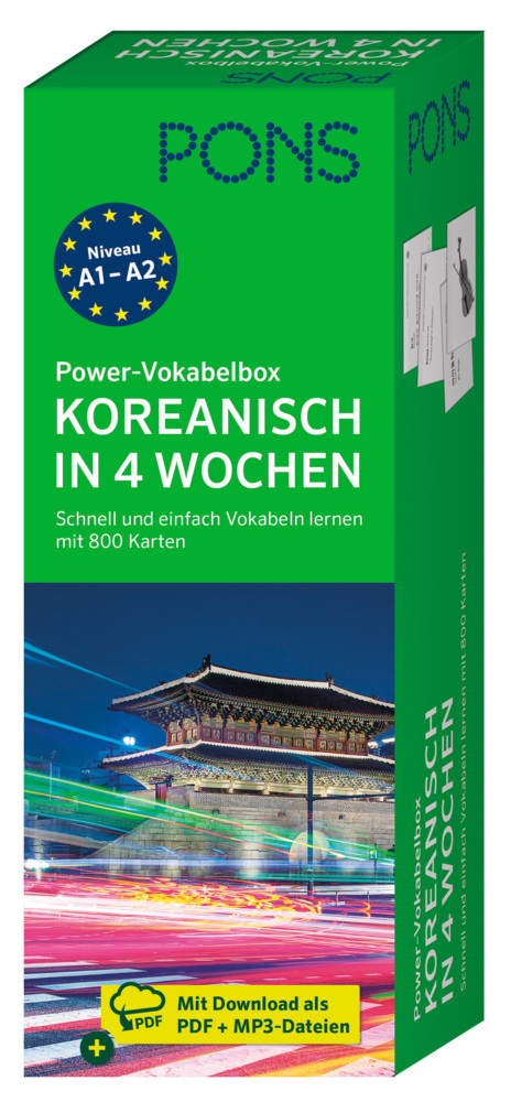 PONS Power-Vokabelbox Koreanisch in 4 Wochen main product photo