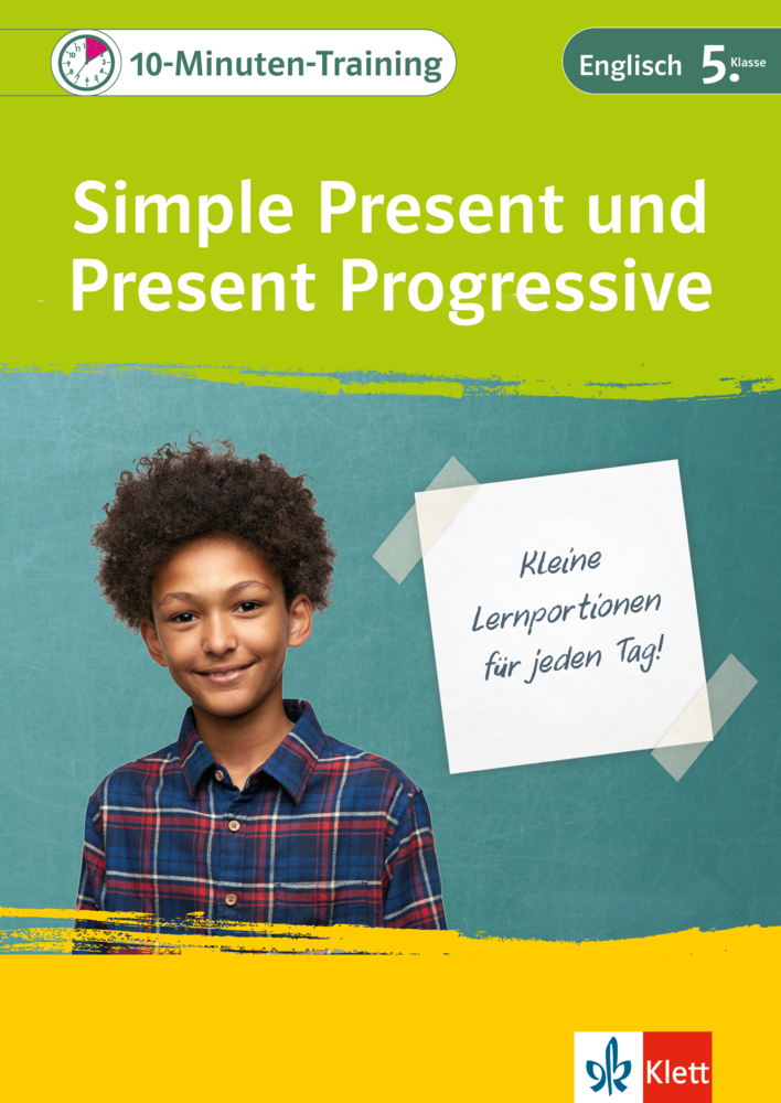 Klett 10-Minuten-Training Englisch Simple Present und Present Progressive 5. Klasse main product photo