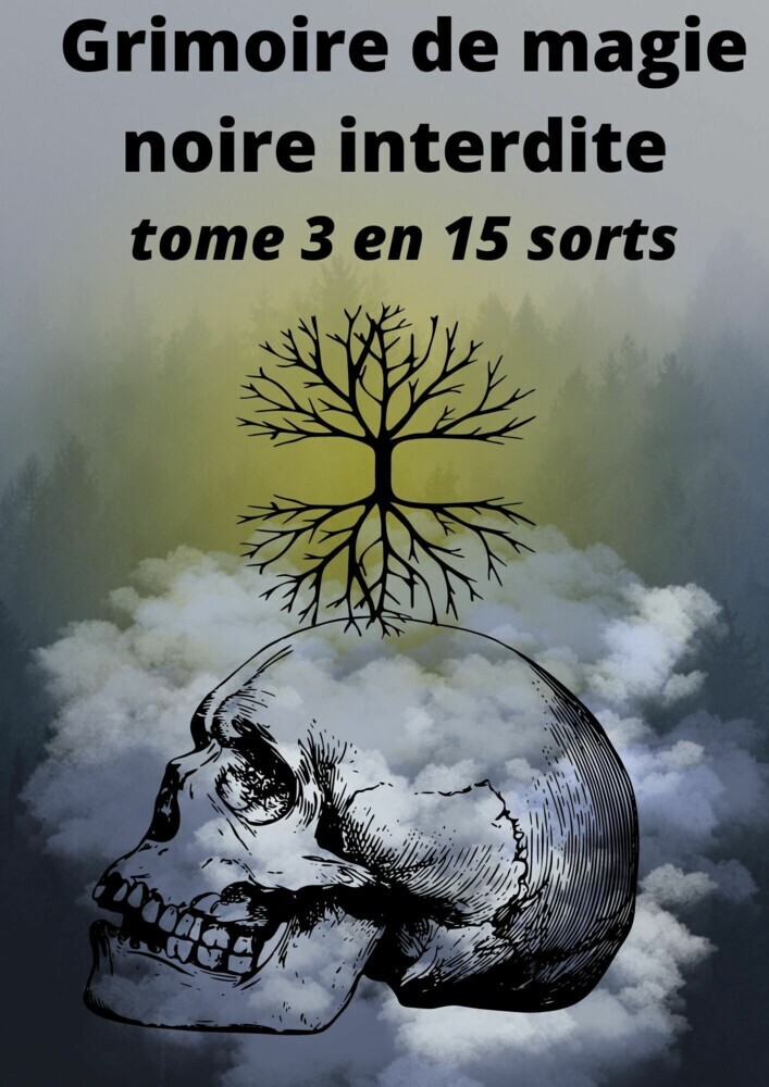 Grimoire de magie noire interdite main product photo
