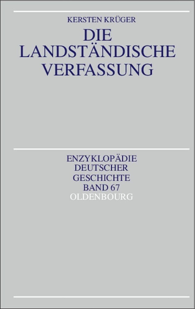Die Landständische Verfassung main product photo