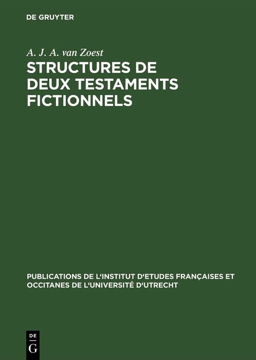 Structures de deux testaments fictionnels main product photo