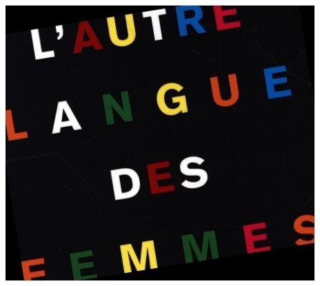 L'AUTRE LANGUE DES FEMMES main product photo