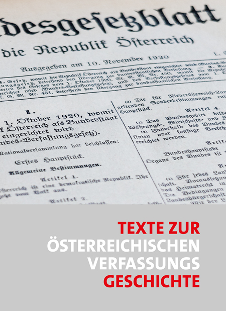 Texte zur österreichischen Verfassungsgeschichte main product photo