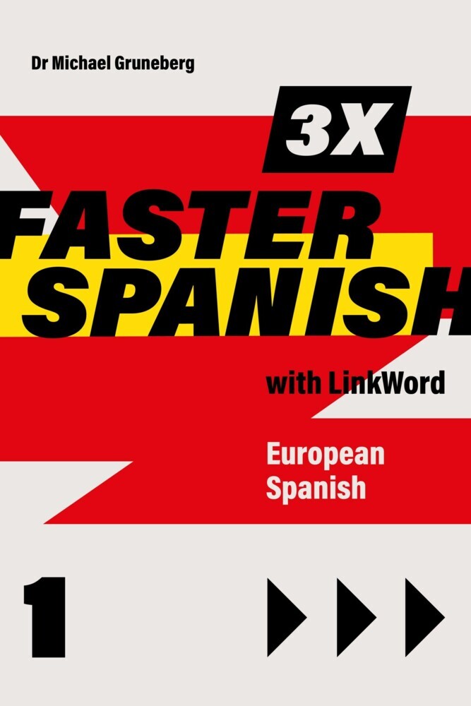 3 x Faster Spanish 1 with LinkWord. European Spanish main product photo