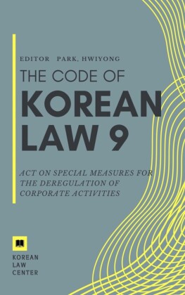 Act on Special Measures for the Deregulation of Corporate Activities