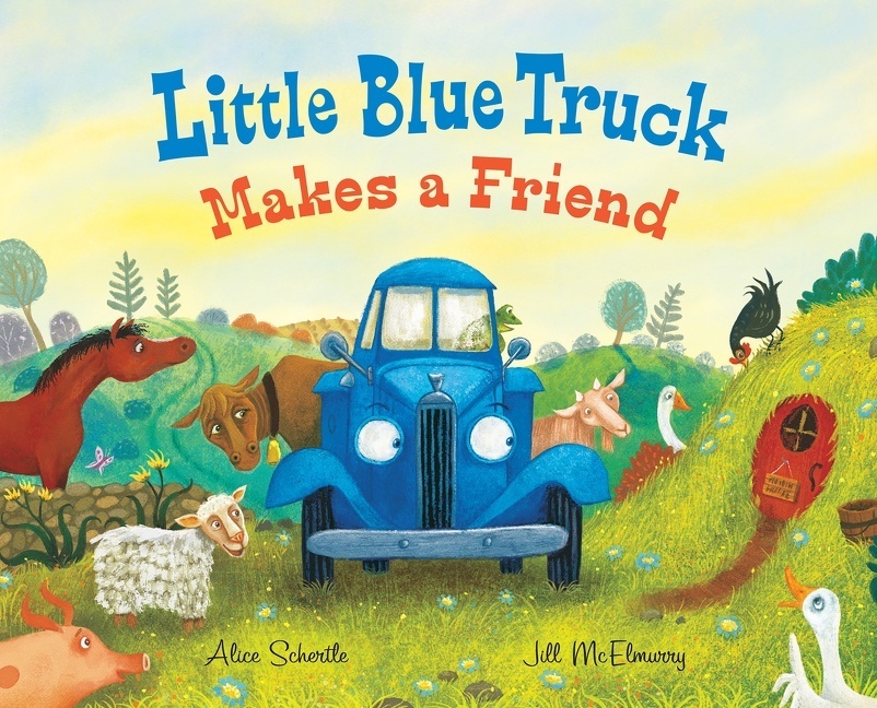 Little Blue Truck Makes a Friend main product photo