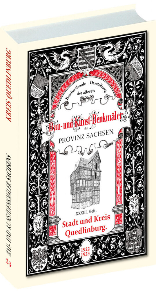 Bau- und Kunstdenkmäler Stadt und Kreis QUEDLINBURG 1922-1923 main product photo