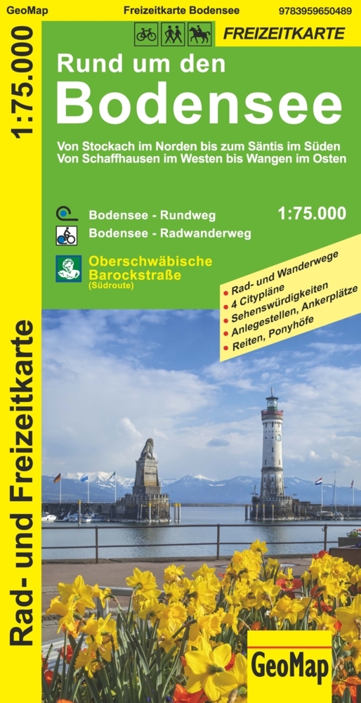 Rund um den Bodensee Rad- und Freizeitkarte main product photo