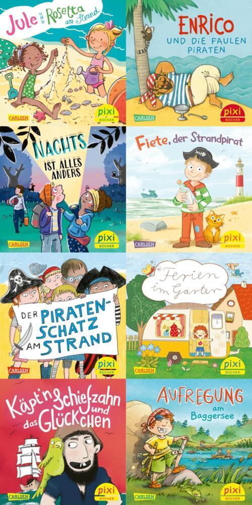 Pixi-8er-Set 289: Ferien- und Strandgeschichten (8x1 Exemplar), 8 Teile main product photo