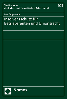 Insolvenzschutz für Betriebsrenten und Unionsrecht main product photo