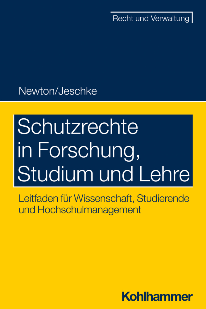 Schutzrechte in Forschung, Studium und Lehre main product photo