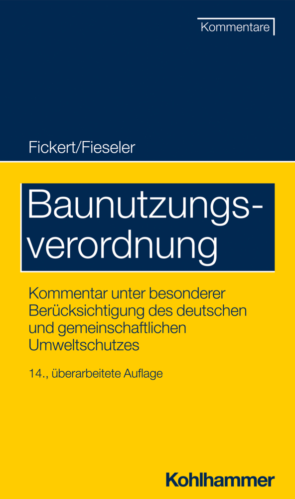 Baunutzungsverordnung main product photo