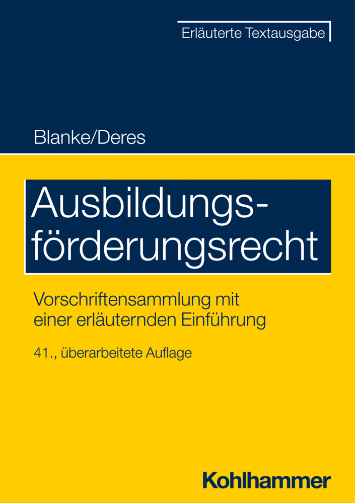 Ausbildungsförderungsrecht main product photo
