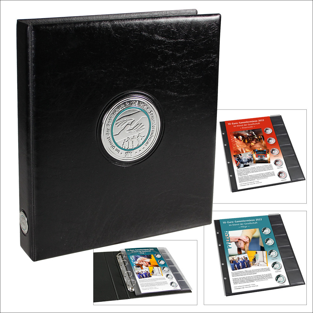 Premium-Münzenalbum 10 Euro Pflege. main product photo