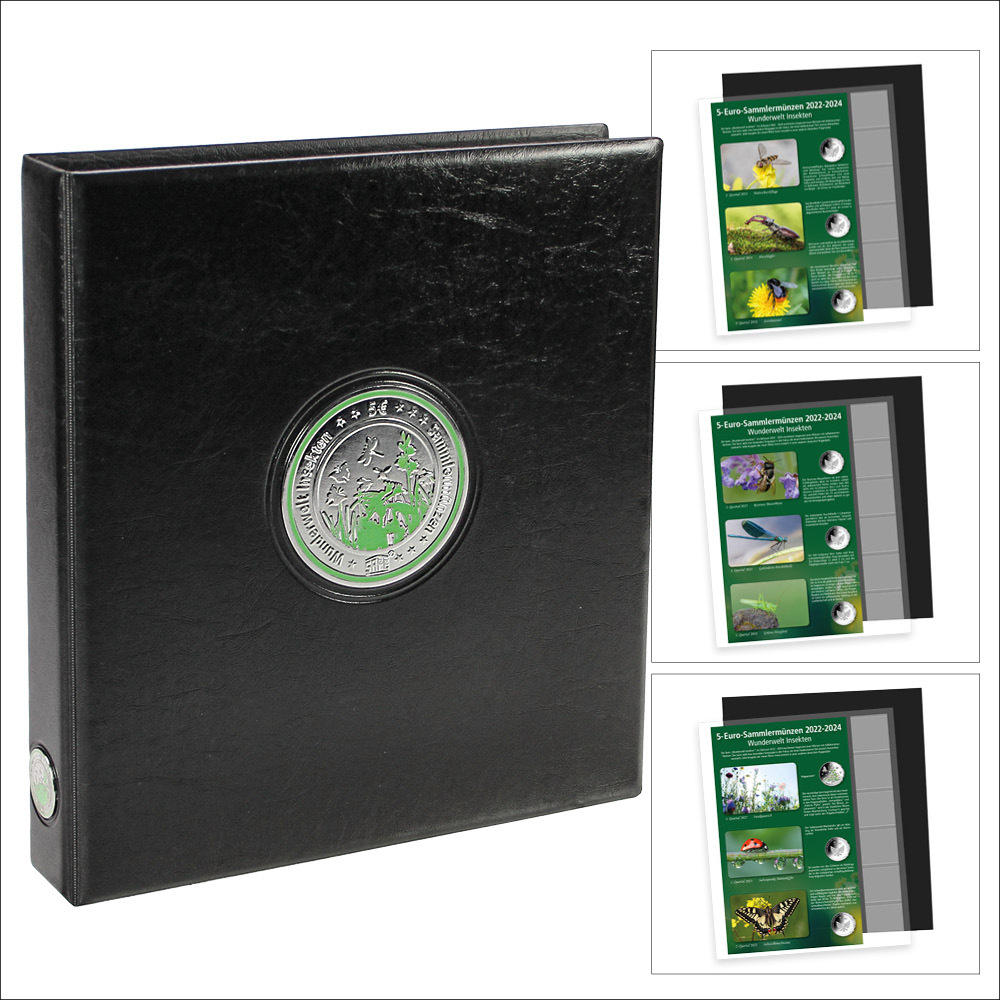 Premium-Münzenalbum 5 Euro Insektenreich 2022- 2024 main product photo