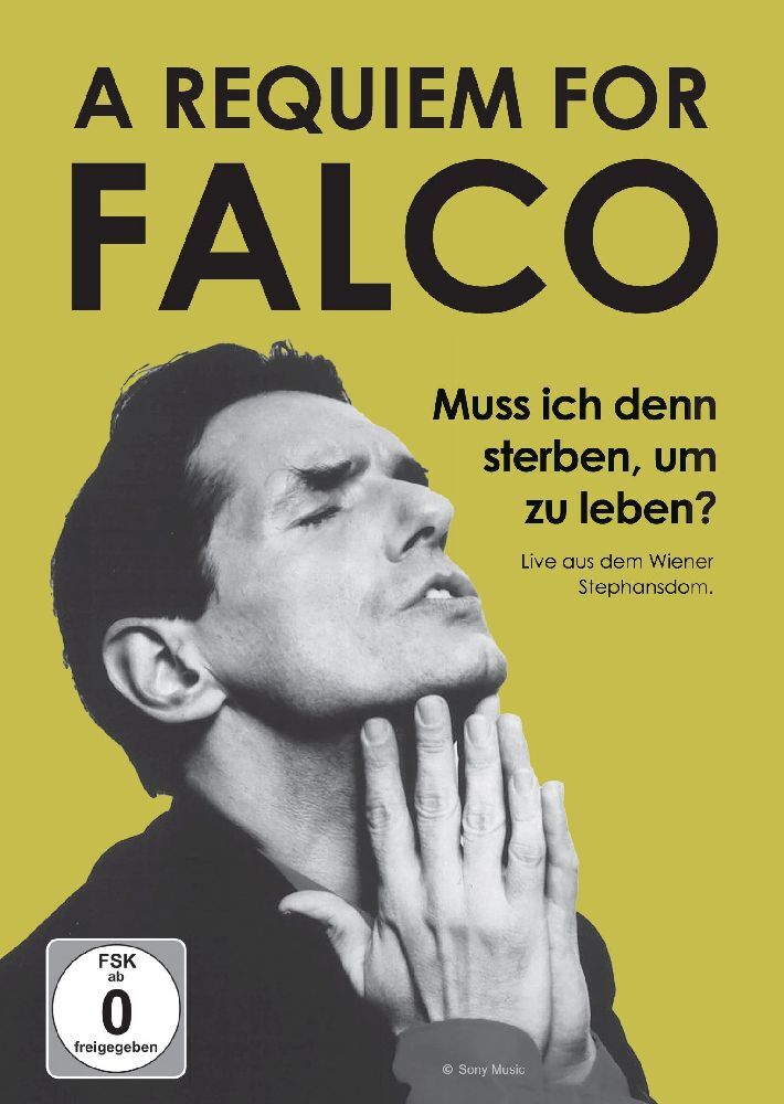 A Requiem for Falco: Muss ich denn sterben, um zu leben?, 1 DVD main product photo