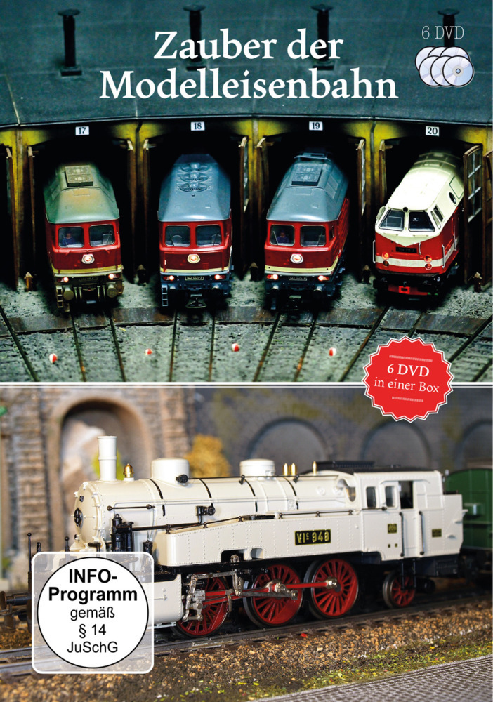 Zauber der Modelleisenbahn, 6 DVD main product photo
