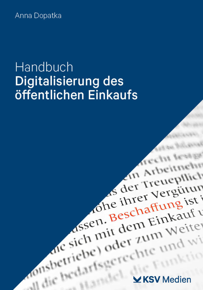 Handbuch Digitalisierung des öffentlichen Einkaufs main product photo