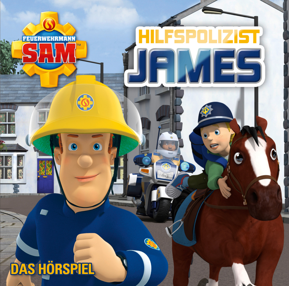 Feuerwehrman Sam - Hilfspolizist James - Das CD Hörspiel, 1 Audio-CD main product photo
