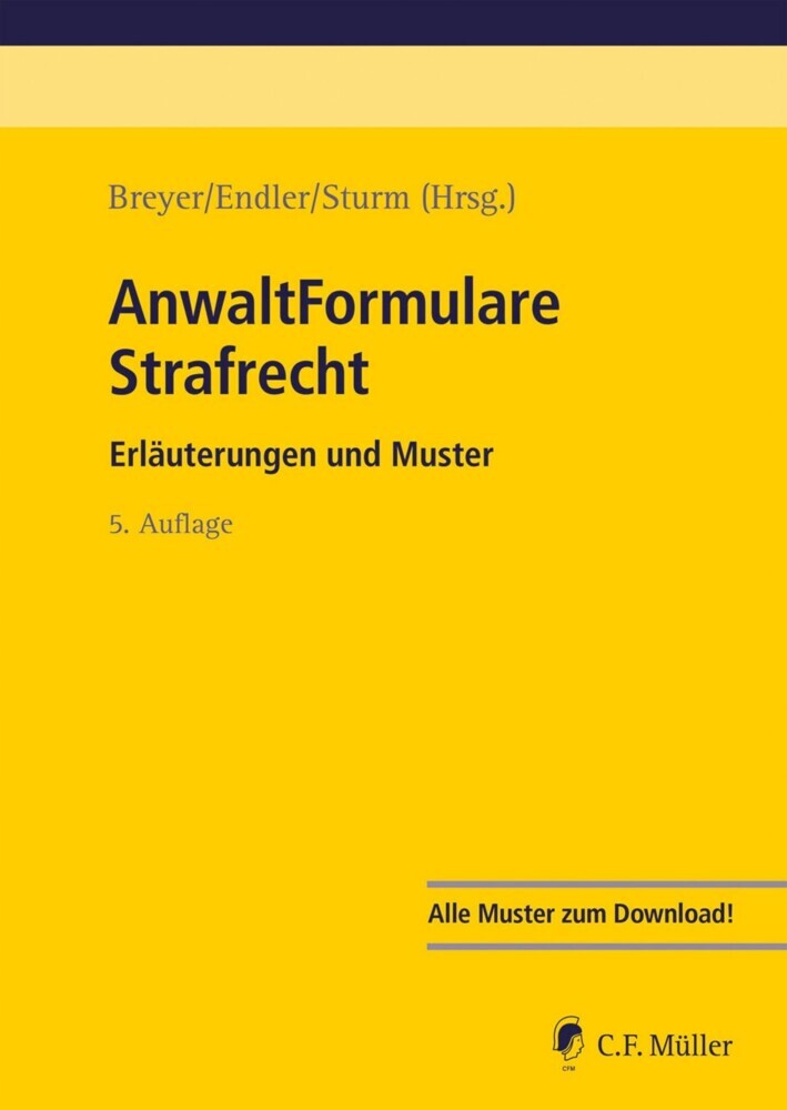AnwaltFormulare Strafrecht main product photo
