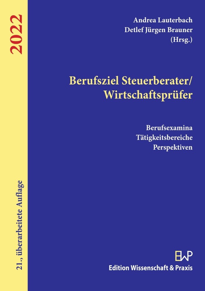 Berufsziel Steuerberater/Wirtschaftsprüfer 2022 main product photo