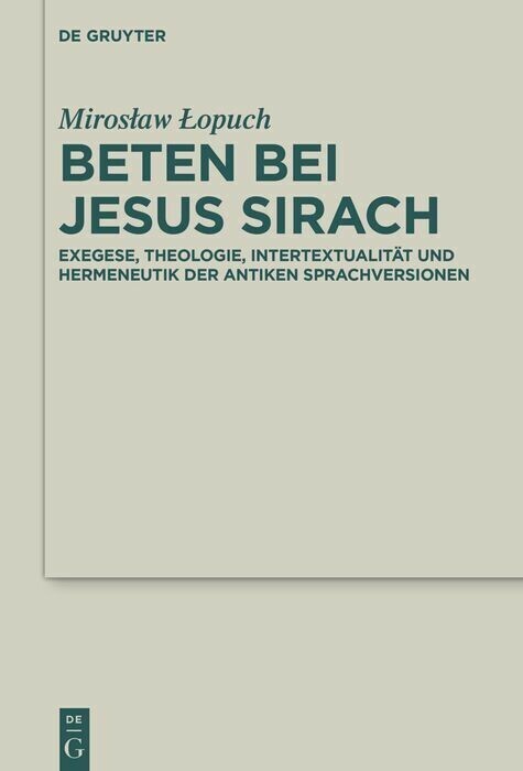 Beten bei Jesus Sirach main product photo