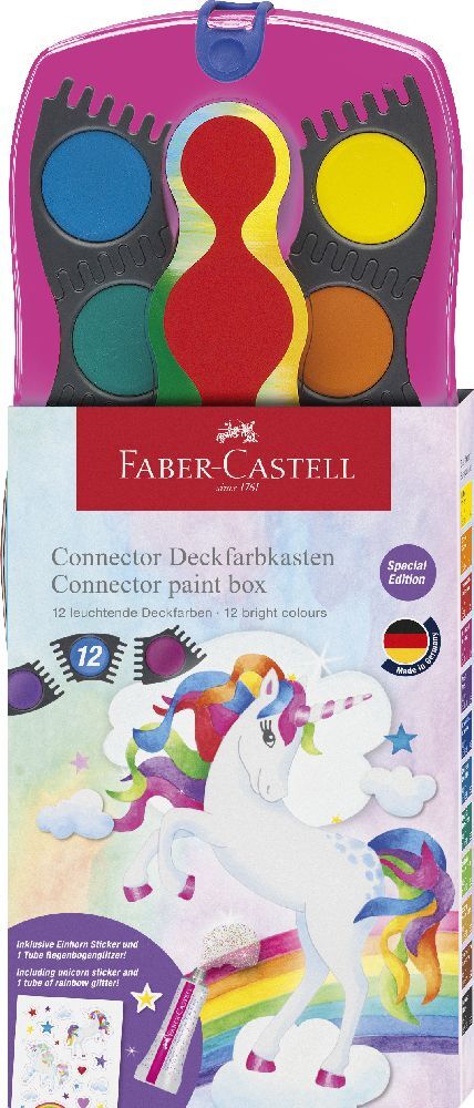 Farbkasten Connector 12 Farben Einhorn main product photo