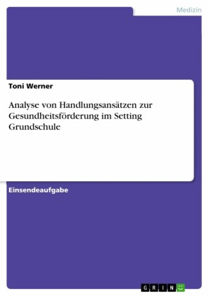 Analyse von Handlungsansätzen zur Gesundheitsförderung im Setting Grundschule