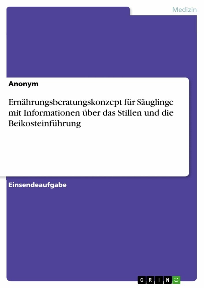 Ernährungsberatungskonzept für Säuglinge mit Informationen über das Stillen und die Beikosteinführung main product photo
