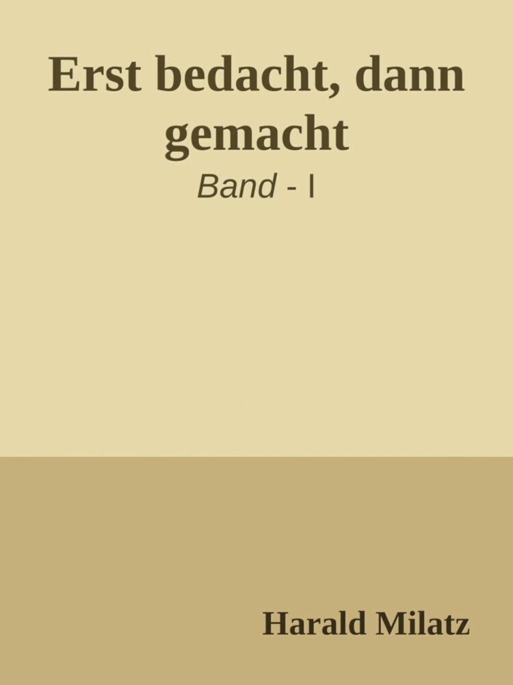 Erst bedacht, dann gemacht main product photo
