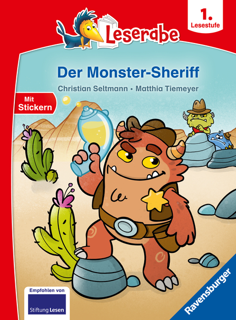 Leserabe 1. Lesestufe - Der Monster-Sheriff main product photo
