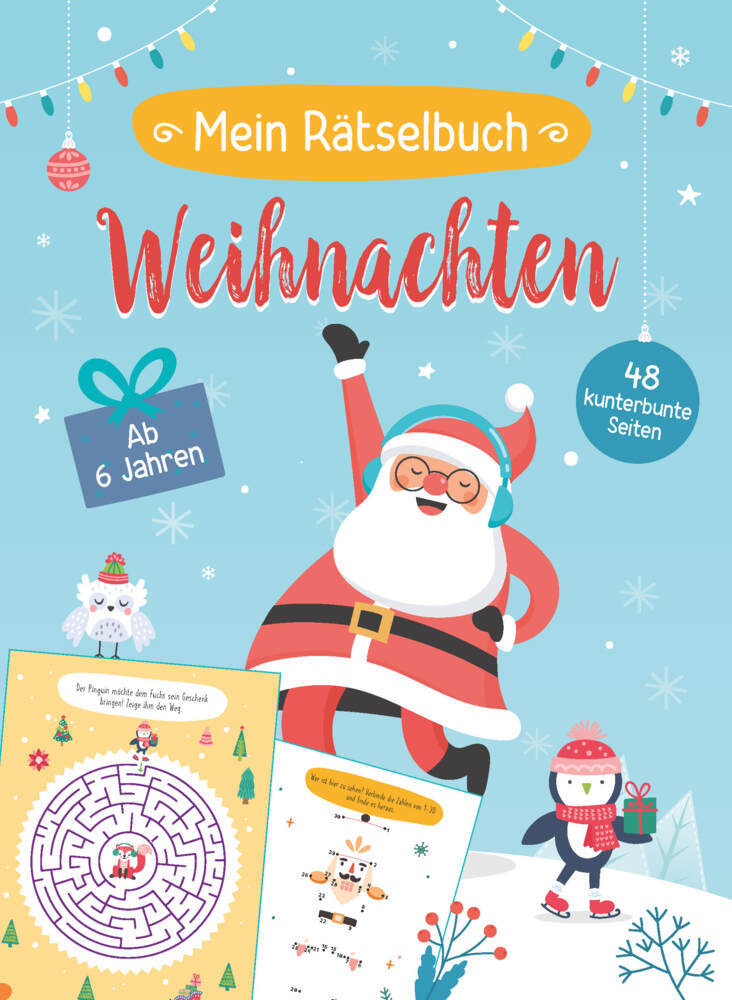 Mein Rätselbuch Weihnachten für Kinder ab 6 Jahren main product photo