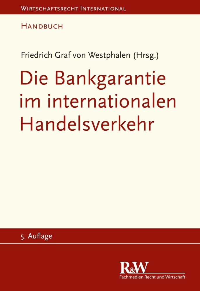 Die Bankgarantie im internationalen Handelsverkehr main product photo