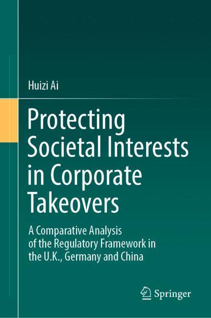 Protecting Societal Interests in Corporate Takeovers main product photo