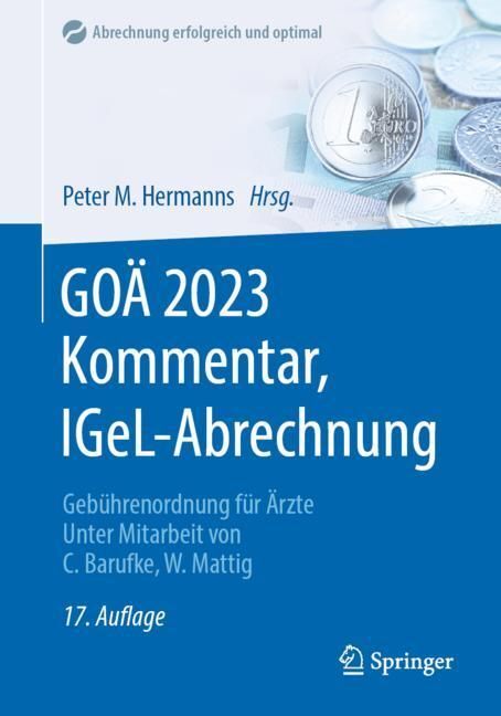 GOÄ 2023 Kommentar, IGeL-Abrechnung main product photo