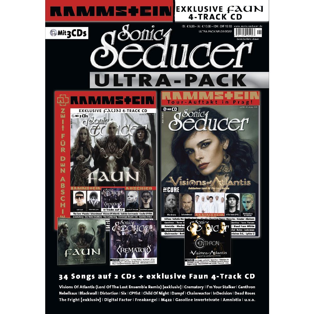 Sonic Seducer Ultra-Pack 02/2022, m. 3 Audio-CDs main product photo